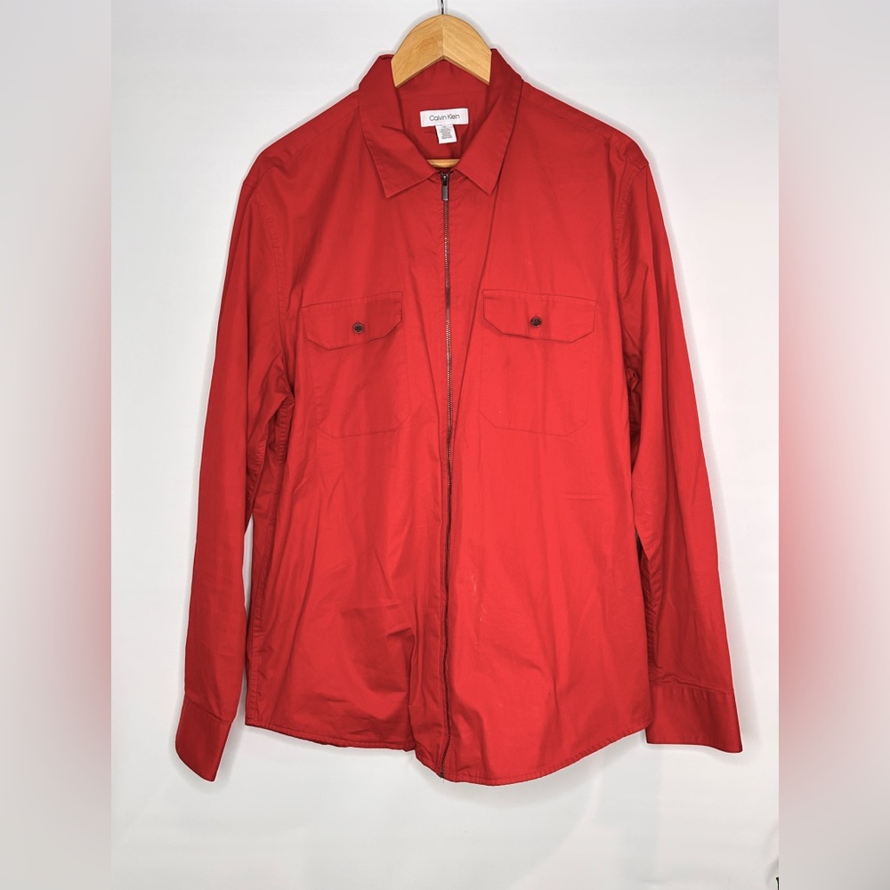 Red Calvin Klein Jacket